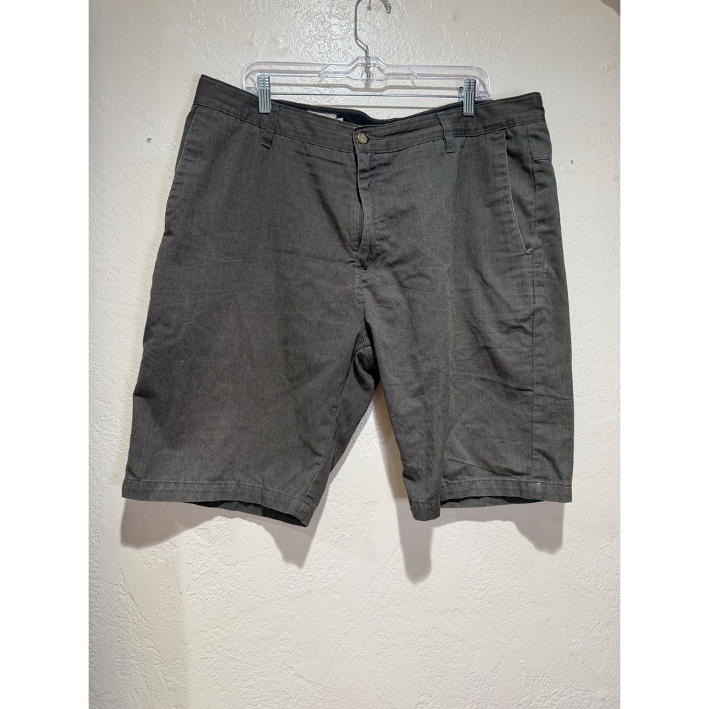 Volcom Mens Frickin Modern‎ Stretch Chino Shorts Charcoal Gray Size 38 Skater